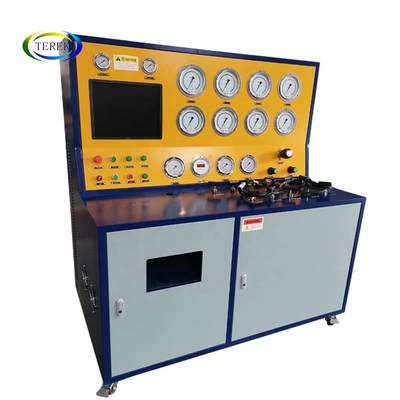 Relief/safety valve testing TEREK brand computer control double port relief and safety valve test bench